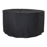 Détail du tissu déperlant de la housse noire