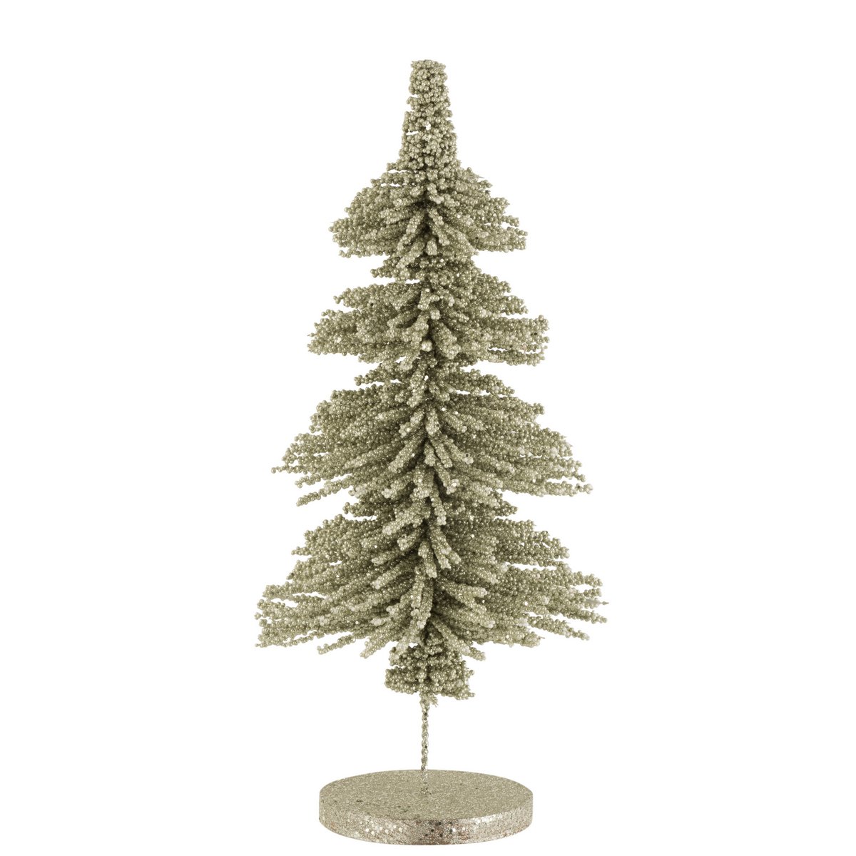 Détail du sapin de Noël J-Line, texture réaliste et couleur verte