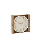 Vue de l'horloge murale J-Line dans un intérieur chic.