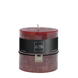 Détails de la bougie cylindrique J-Line, parfaite pour la décoration intérieure