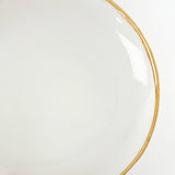Assiette plate Tabo Blanc