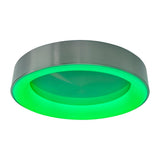 Plafond LED "Mulo" Ø 46,5 cm, de nombreuses fonctions, en métal et en plastique, avec des LED intégrées, un éclairage pour le salon, le bureau ou la table de chevet