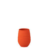 J-Line Flowerpot Fiesta en céramique orange, diamètre 19 cm
