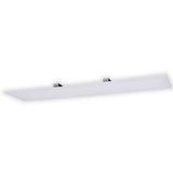 Panneau d'assemblage LED "Nicola", lampe de montage en métal et en plastique avec des LED fermement construites en blanc neutre, panneau pour l'intérieur 119,5 x 29,5 cm