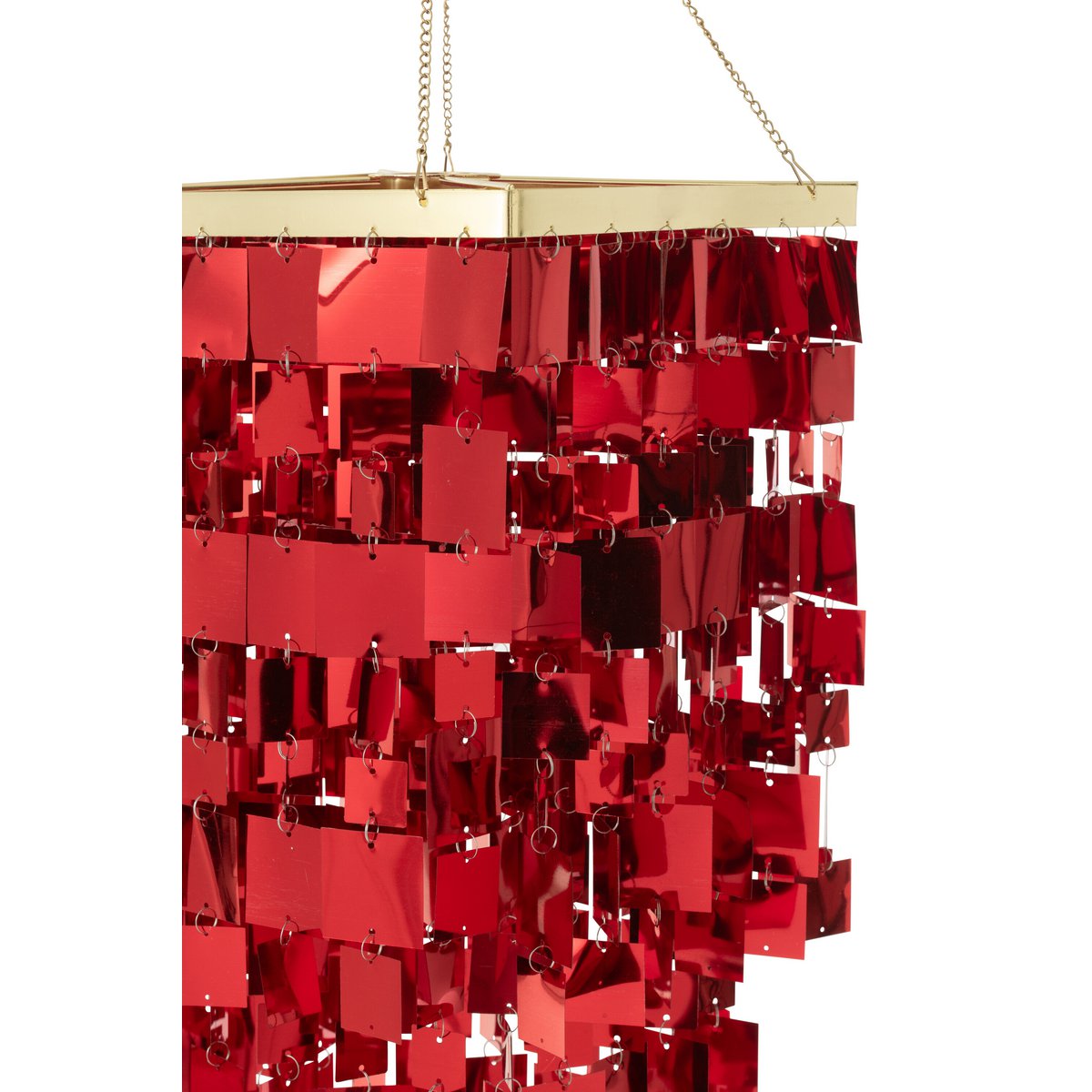 Abat-jour J-Line Candel Square sur un luminaire moderne