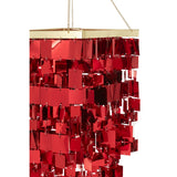 Abat-jour J-Line Candel Square sur un luminaire moderne