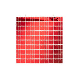 Enseigne décorative J-Line Carré en PVC rouge, vue de face
