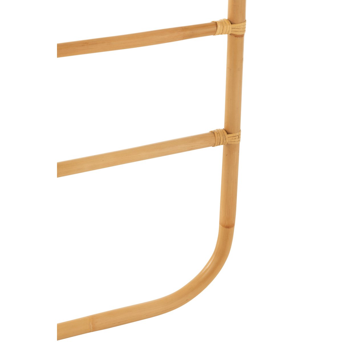 Détail de l'échelle J-Line Spiegel en rotin naturel