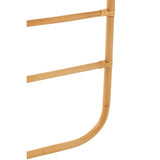 Détail de l'échelle J-Line Spiegel en rotin naturel