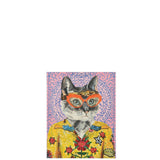 Vue d'ensemble de la décoration murale Chat Popart J-Line dans un salon