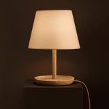 Lampe en bois marron clair Emily