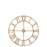 Vue d'ensemble de l'horloge J-Line Roman, intégrée dans un salon moderne