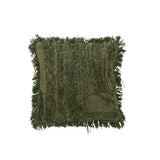 Coussin J-line en laine avec lignes arrondies, couleur naturelle
