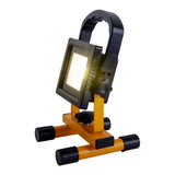 Spotlight LED "Pablo", en plastique noir avec des LED fermement intégrés, pratique pour le garage, l'atelier et le camping