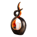 LED SOLAR Decol Light "Candle Flame", pour le plastique brun extérieur, LED intégré.