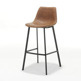 Barbin Bari Black Fabric Vintage Cognac
