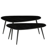 Ensemble de tables d'appoint Jailey Noir