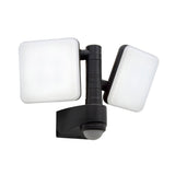 Lampe murale externe LED "Jaro" avec détecteur de mouvement à 360 °, en plastique en anthracite, avec LED intégré