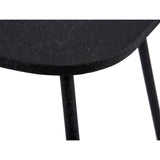 Table d'Appoint Boaz Grande en gris chaud dans un intérieur moderne