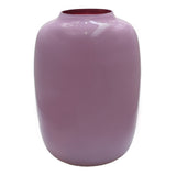 Vase Artic en verre rose clair