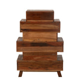 Buffet J-Line Vinto avec objets décoratifs dessus