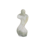 Statue Femme Abstraite en marbre vert, vue de face