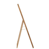 Miroir J-Line sur pied - verre/bois de sapin - naturel - 162 x 52 cm