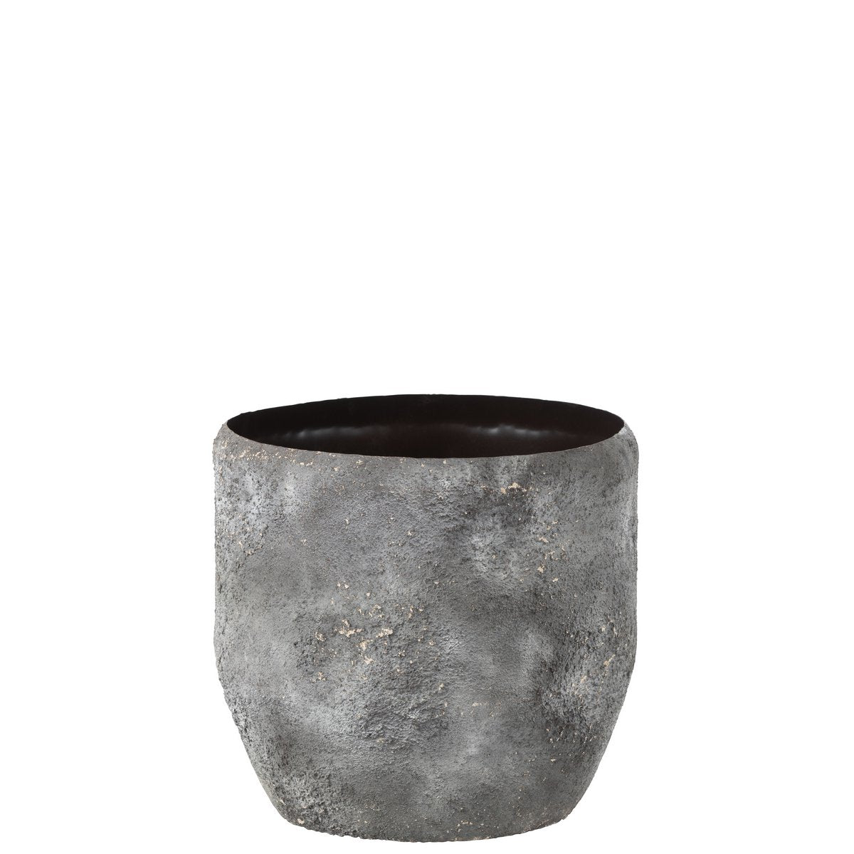 Vue rapprochée du pot de fleurs J-Line, diamètre 40 cm.