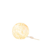 Lampe J-Line Melissa Round en verre beige - vue avant