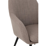 Chaise Miles J-Line, vue de dos, structure en acier