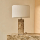 Lampe en travertin Rosie