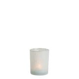 Lanterne J-Line Veer en verre blanc, design classique et épuré