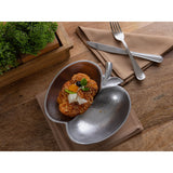 Coquille décorative de pomme en or pomme ou aluminium argenté