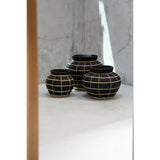 Vase Le Ventre - Noir Naturel - L