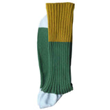 Chaussettes Yvette Green pea - vue de face, couleur élégante