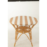 Table Live J-Line en rotin et plastique, vue de face