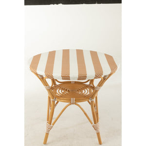 Table Live J-Line en rotin et plastique, vue de face
