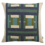 Coussin Taho Vert de gris 45x45 avec imprimé élégant