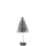 Décoration arbre de Noël argentée J-Line, élégante et moderne