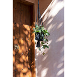 Le Support pour Plantes en Macramé - Noir - L