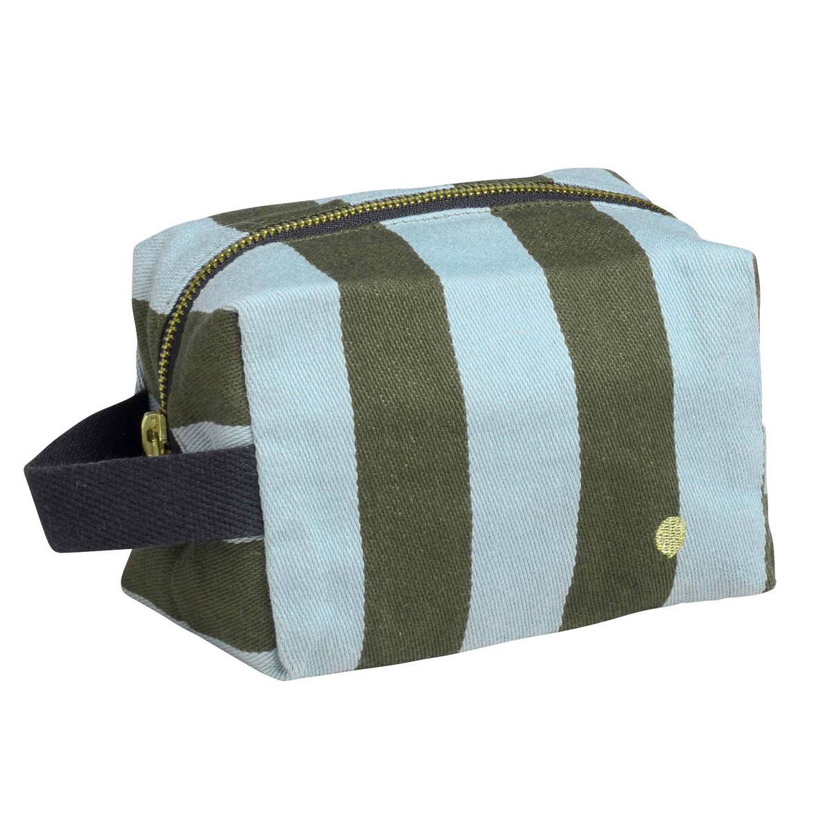 Pochette VIVARAISE avec points de polka dorés, élégante et colorée