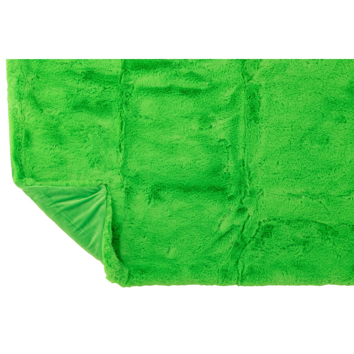 Couverture J-Line Cutie drapée sur un canapé moderne