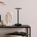 «Pasi» de tablette sans fil pour l'extérieur et à l'intérieur, en métal et en plastique en noir, dimmable, avec une fonction tactile et mémoire, environ. 26 cm de haut
