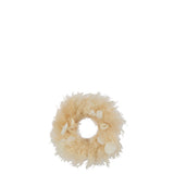 Couronne en jute naturel J-Line, design bohème élégant avec feuilles.