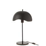Lampe de table J-Line en métal noir et marbre, vue de face