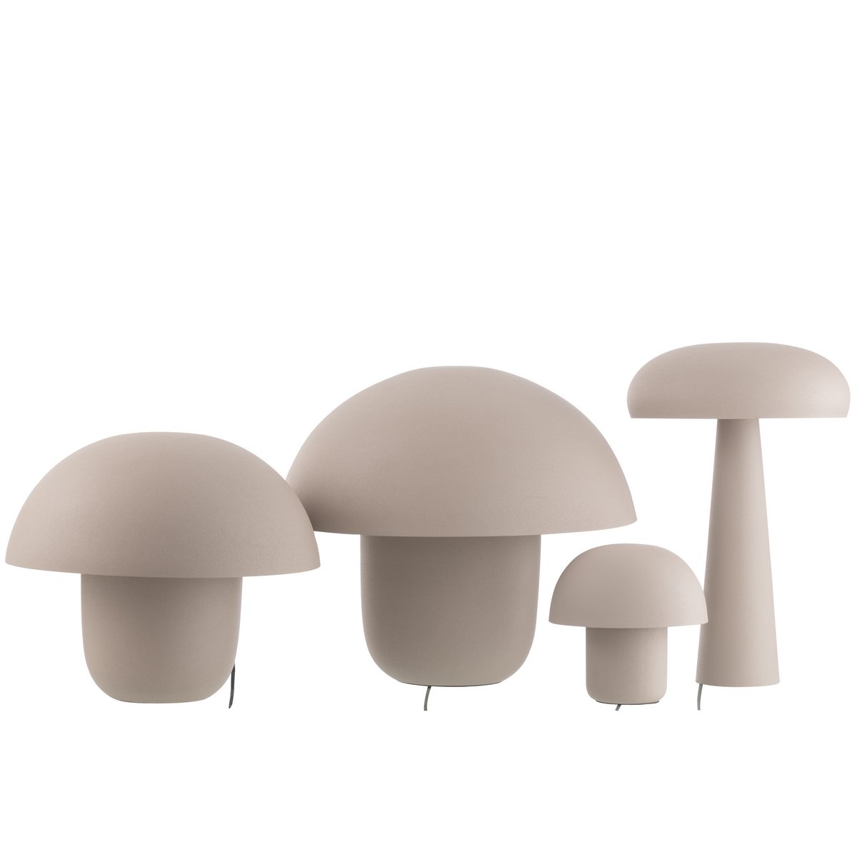 Lampe de table J-Line beige dans un salon moderne