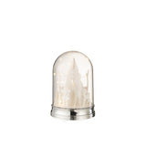 Cloche de Noël LED J-Line, détail de la texture en plastique blanc