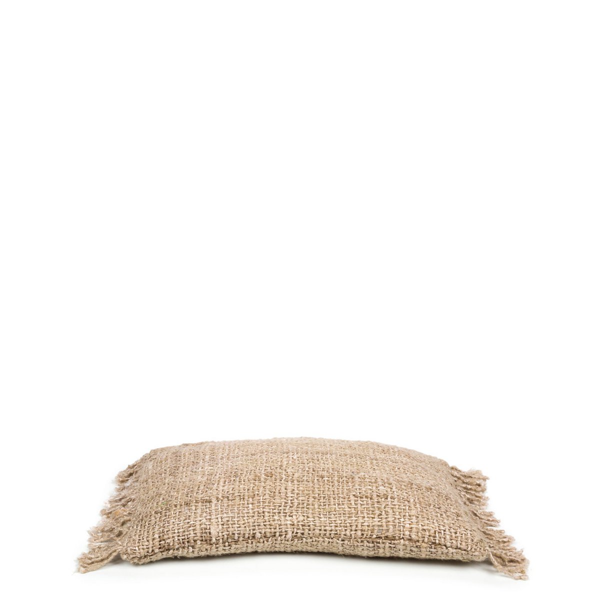 Housse de coussin Oh My Gee beige, vue rapprochée des matériaux