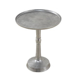 Table d'appoint métal autour de Ø 44x53 cm décotiquement noble ou or avec design en aluminium au milieu du pied