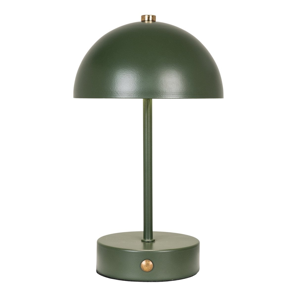 Détail du socle en métal de la lampe LED Holt, finition élégante